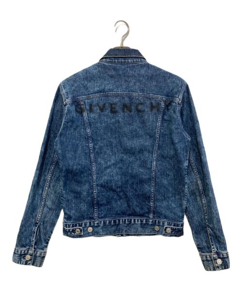 GIVENCHY（ジバンシィ）GIVENCHY (ジバンシィ) Slim Fit Back Logo Denim Jacket インディゴ サイズ:Sの古着・服飾アイテム