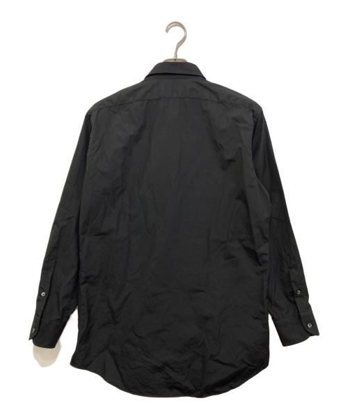 RALPH LAUREN BlackLabel（ラルフローレンブラックレーベル）RALPH LAUREN BlackLabel (ラルフローレンブラックレーベル) TAILORED FIT レギュラーカラーシャツ　0955673SLEU ブラック サイズ:16の古着・服飾アイテム