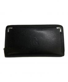 Cartier（カルティエ）の古着「マスト ドゥ カルティエ ラウンドジップウォレット」｜ブラック