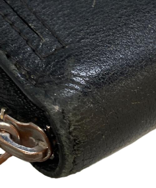 Cartier（カルティエ）Cartier (カルティエ) マスト ドゥ カルティエ ラウンドジップウォレット ブラックの古着・服飾アイテム