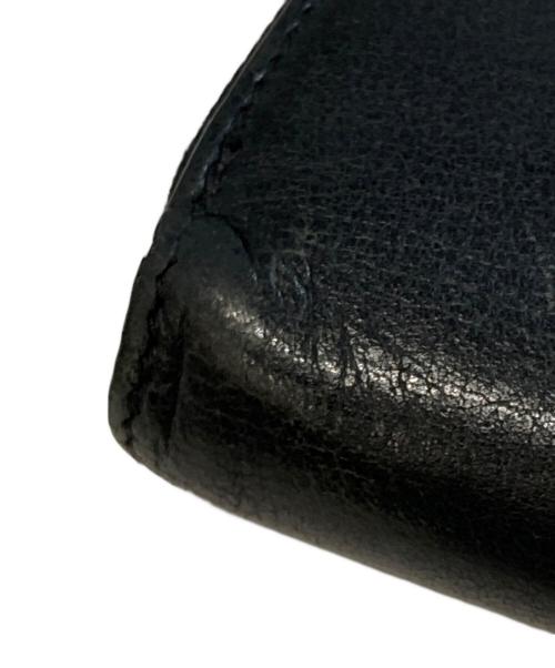 Cartier（カルティエ）Cartier (カルティエ) マスト ドゥ カルティエ ラウンドジップウォレット ブラックの古着・服飾アイテム