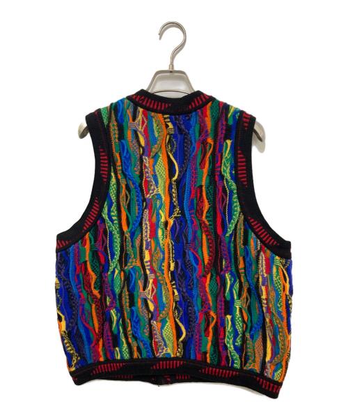 Coogi（クージー）Coogi (クージー) 3Dニットベスト マルチカラー サイズ:Sの古着・服飾アイテム