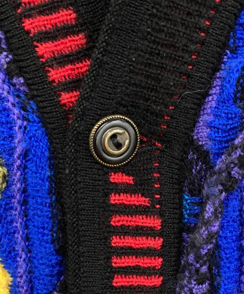 Coogi（クージー）Coogi (クージー) 3Dニットベスト マルチカラー サイズ:Sの古着・服飾アイテム