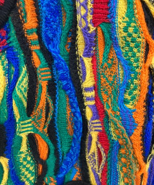 Coogi（クージー）Coogi (クージー) 3Dニットベスト マルチカラー サイズ:Sの古着・服飾アイテム