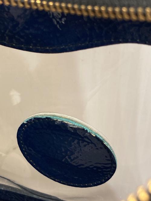 ANYA HINDMARCH（アニヤ・ハインドマーチ）ANYA HINDMARCH (アニヤ・ハインドマーチ) アイズ レインデイ クロスボディ ネイビーの古着・服飾アイテム