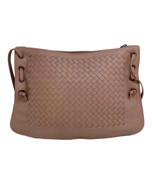 BOTTEGA VENETA（ボッテガベネタ）BOTTEGA VENETA (ボッテガベネタ) イントレチャート ショルダーバッグ　623963 パープルの古着・服飾アイテム