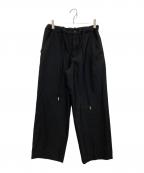 THE RERACSザ リラクス）の古着「ワイドイージースラックス」｜ブラック