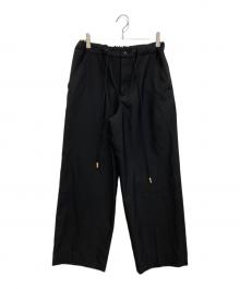 THE RERACS（ザ リラクス）の古着「ワイドイージースラックス」｜ブラック