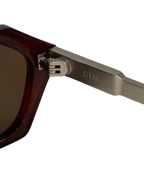 Sub Sun（サブサン）Sub Sun (サブサン) サングラス　SUB011 ブラウン サイズ:55□15-145の古着・服飾アイテム