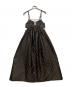 ANOGH (アノフ) JACQUARD CAMISOLE DRESS　AMW-22A-26 ブラック サイズ:Free：12000円