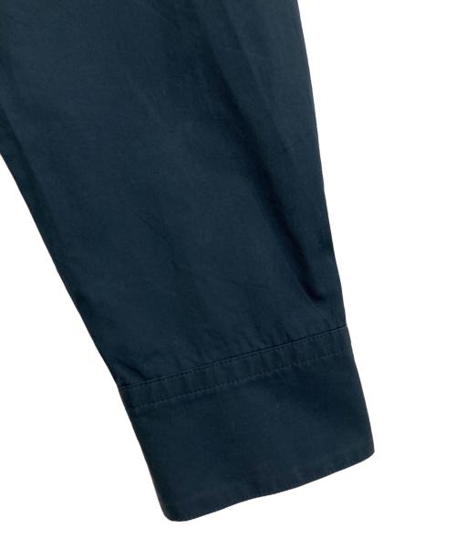 CABAN（キャバン）CABAN (キャバン) コットンタイプライター バンドカラーシャツ ネイビー サイズ:Lの古着・服飾アイテム