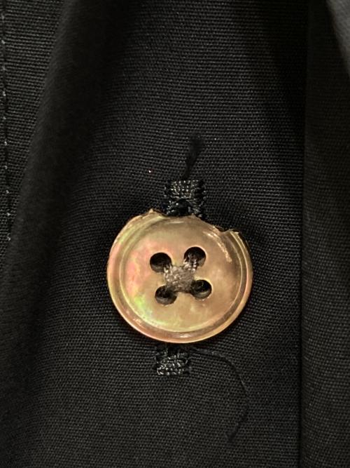 CABAN（キャバン）CABAN (キャバン) コットンタイプライター バンドカラーシャツ ネイビー サイズ:Lの古着・服飾アイテム