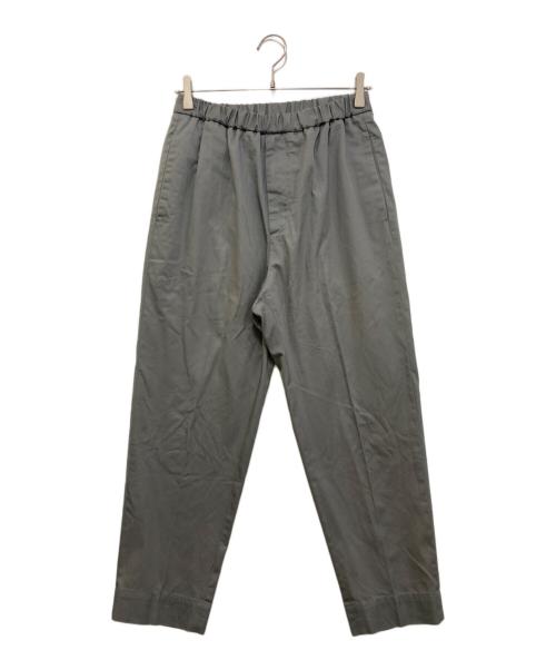 JIL SANDER（ジルサンダー）JIL SANDER (ジルサンダー) コットン ギャバジン イージーパンツ グレー サイズ:44の古着・服飾アイテム