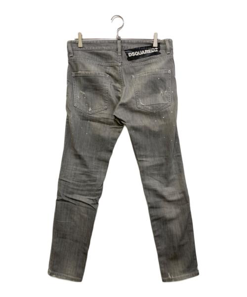 DSQUARED2（ディースクエアード）DSQUARED2 (ディースクエアード) デニムパンツ　S74LB0475 グレー サイズ:48の古着・服飾アイテム