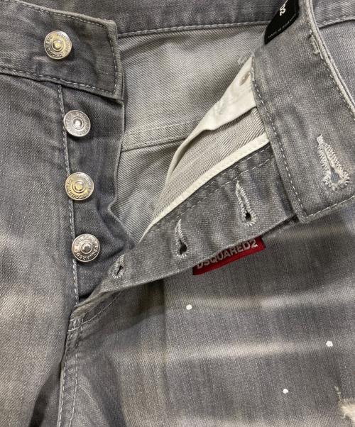 DSQUARED2（ディースクエアード）DSQUARED2 (ディースクエアード) デニムパンツ　S74LB0475 グレー サイズ:48の古着・服飾アイテム