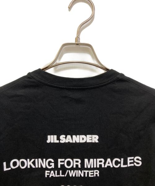 JIL SANDER（ジルサンダー）JIL SANDER (ジルサンダー) バックロゴTシャツ　J22GC0140 ブラック サイズ:Mの古着・服飾アイテム