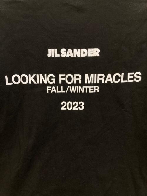 JIL SANDER（ジルサンダー）JIL SANDER (ジルサンダー) バックロゴTシャツ　J22GC0140 ブラック サイズ:Mの古着・服飾アイテム