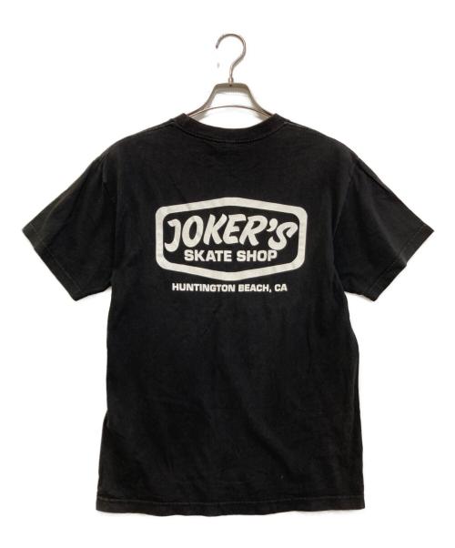 ALSTYLE APPAREL & ACTIVEWEAR（アレスタイルアパレル＆アクティブウェア）ALSTYLE APPAREL & ACTIVEWEAR (アレスタイルアパレル＆アクティブウェア) JOKERS SKLATE SHOP プリントTシャツ ブラック サイズ:Mの古着・服飾アイテム