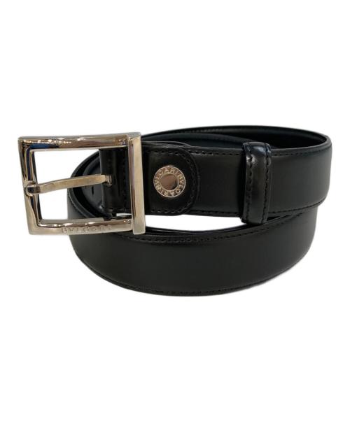BVLGARI（ブルガリ）BVLGARI (ブルガリ) レザーベルト ブラックの古着・服飾アイテム