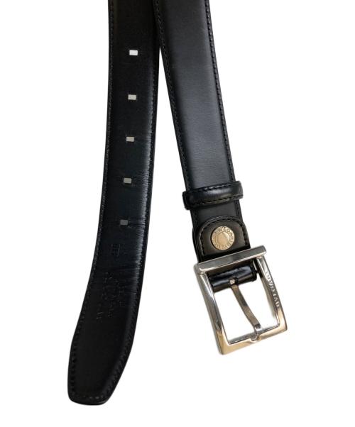 BVLGARI（ブルガリ）BVLGARI (ブルガリ) レザーベルト ブラックの古着・服飾アイテム