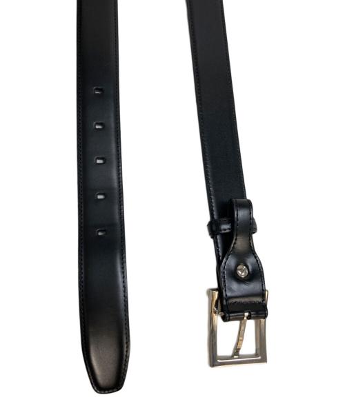 BVLGARI（ブルガリ）BVLGARI (ブルガリ) レザーベルト ブラックの古着・服飾アイテム
