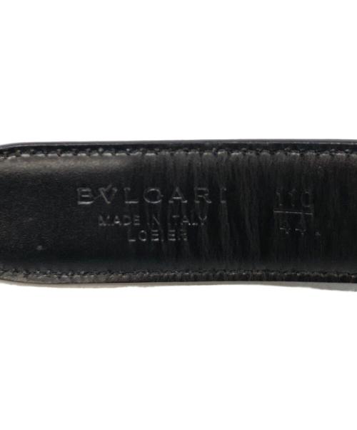 BVLGARI（ブルガリ）BVLGARI (ブルガリ) レザーベルト ブラックの古着・服飾アイテム
