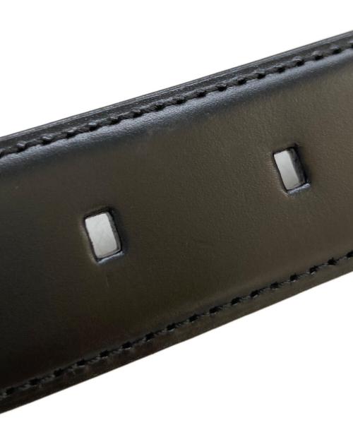 BVLGARI（ブルガリ）BVLGARI (ブルガリ) レザーベルト ブラックの古着・服飾アイテム