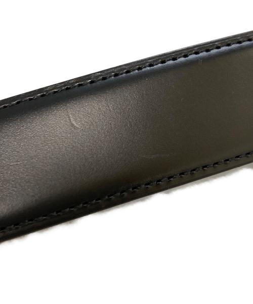 BVLGARI（ブルガリ）BVLGARI (ブルガリ) レザーベルト ブラックの古着・服飾アイテム