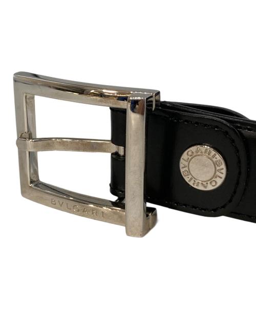 BVLGARI（ブルガリ）BVLGARI (ブルガリ) レザーベルト ブラックの古着・服飾アイテム
