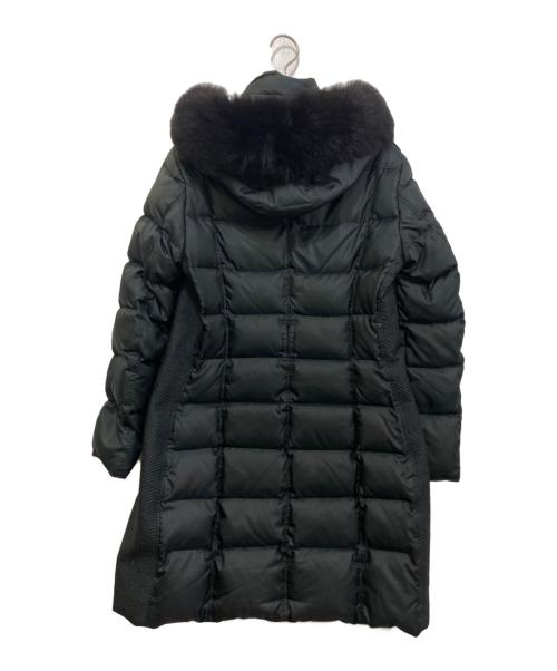 BURBERRY LONDON（バーバリーロンドン）BURBERRY LONDON (バーバリーロンドン) ブルーフォックスファーダウンコート 3891315 ブラック サイズ:Mの古着・服飾アイテム
