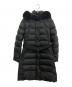 BURBERRY LONDON（バーバリーロンドン）の古着「ブルーフォックスファーダウンコート 3891315」｜ブラック