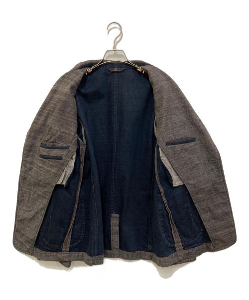 45R（フォーティファイブ・アール）45R (フォーティファイブ・アール) 裏地インディゴ3Bジャケット グレー サイズ:3の古着・服飾アイテム