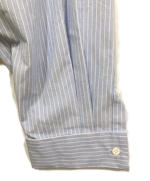 doublet（ダブレット）doublet (ダブレット) HALF LOOSE STRIPE SHIRT　23AW24SH133 ブルー サイズ:Mの古着・服飾アイテム