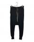 DRKSHDW（ダークシャドウ）の古着「PRISONNER DRAWSTRING PANTS　DU18S3394-RN」｜ブラック