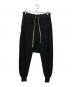 DRKSHDW（ダークシャドウ）の古着「PRISONNER DRAWSTRING PANTS　DU18F7394-BG」｜ブラック