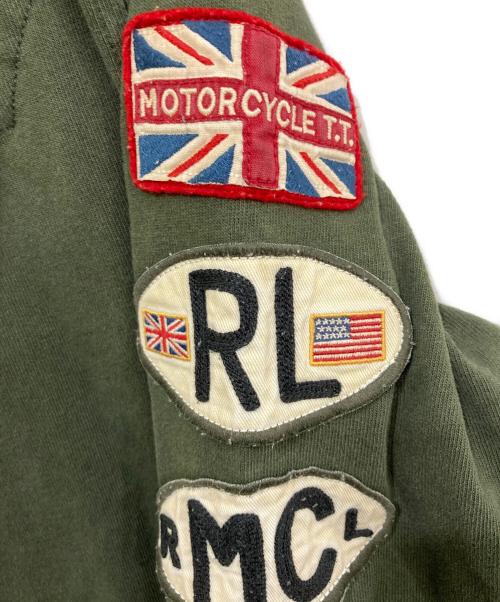 POLO RALPH LAUREN（ポロ・ラルフローレン）POLO RALPH LAUREN (ポロ・ラルフローレン) モーターサイクルラガーシャツ カーキ サイズ:Lの古着・服飾アイテム