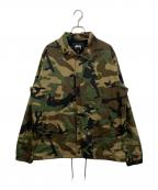 stussyステューシー）の古着「Camo Cruize Coach」｜オリーブ