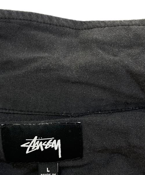 stussy（ステューシー）stussy (ステューシー) Pool HalL Shirt　1110119 ブラック サイズ:Lの古着・服飾アイテム
