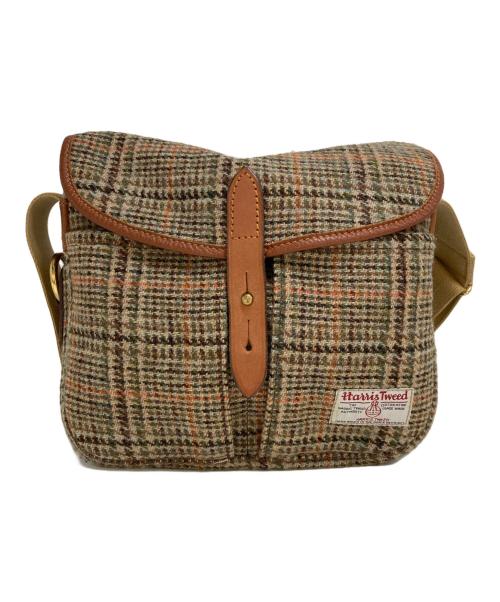 Harris Tweed（ハリスツイード）Harris Tweed (ハリスツイード) Brady (ブレディ) ショルダーバッグ ブラウンの古着・服飾アイテム