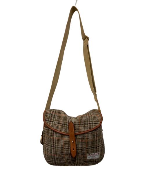 Harris Tweed（ハリスツイード）Harris Tweed (ハリスツイード) Brady (ブレディ) ショルダーバッグ ブラウンの古着・服飾アイテム