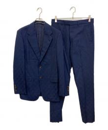 GUCCI（グッチ）の古着「GGウール スーツ」｜ネイビー