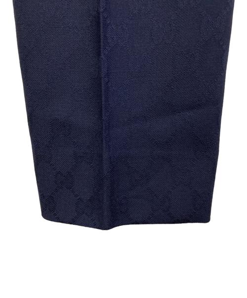 GUCCI（グッチ）GUCCI (グッチ) GGウール スーツ ネイビー サイズ:44の古着・服飾アイテム