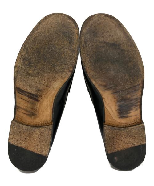 GUCCI（グッチ）GUCCI (グッチ) インターロッキングGローファー ブラック サイズ:7 1/2の古着・服飾アイテム