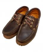 Timberlandティンバーランド）の古着「3-EYELET CLASSIC RUGSOLE」｜ブラウン