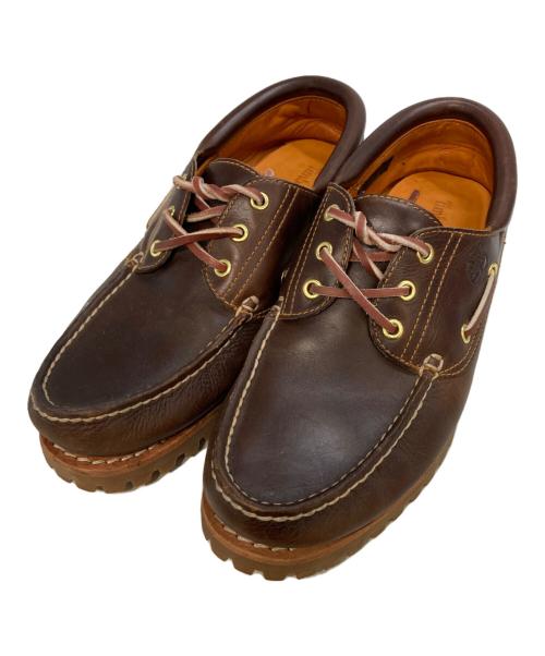 Timberland（ティンバーランド）Timberland (ティンバーランド) 3-EYELET CLASSIC RUGSOLE ブラウン サイズ:27.5の古着・服飾アイテム