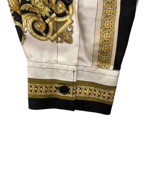 VERSACE（ヴェルサーチェ）VERSACE (ヴェルサーチェ) バロック メデューサ パイソン柄 長袖シャツ イエロー サイズ:38の古着・服飾アイテム