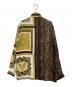 VERSACE (ヴェルサーチェ) バロック メデューサ パイソン柄 長袖シャツ イエロー サイズ:38：28000円