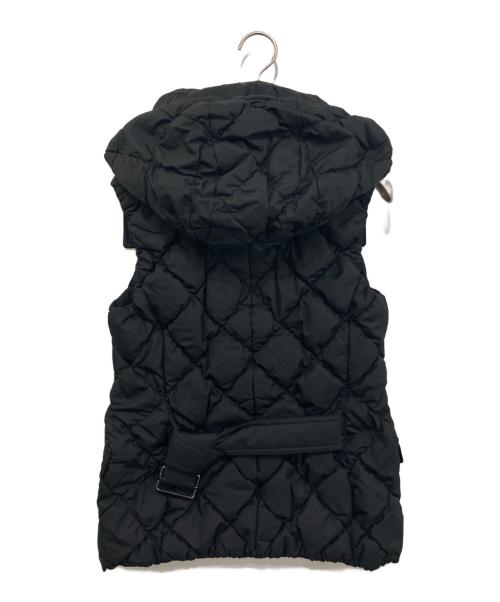 BURBERRY LONDON（バーバリーロンドン）BURBERRY LONDON (バーバリーロンドン) 裏地ノバチェックダウンベスト ブラック サイズ:40の古着・服飾アイテム