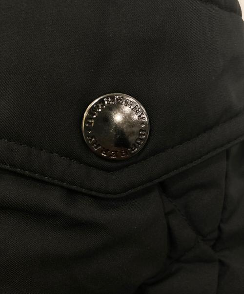 BURBERRY LONDON（バーバリーロンドン）BURBERRY LONDON (バーバリーロンドン) 裏地ノバチェックダウンベスト ブラック サイズ:40の古着・服飾アイテム