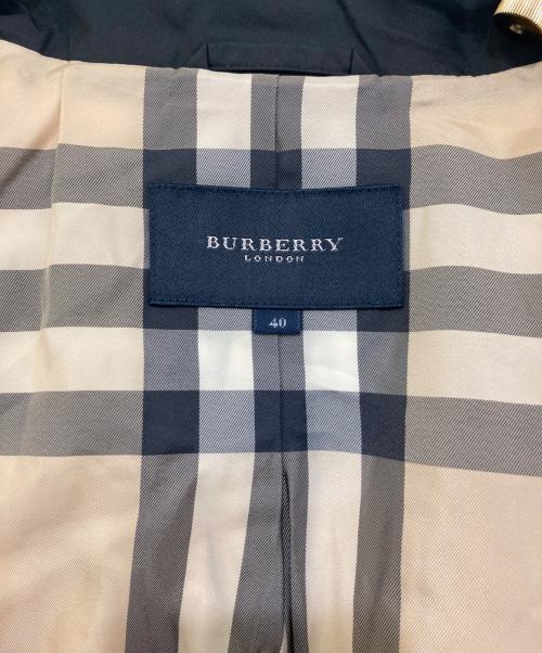 BURBERRY LONDON（バーバリーロンドン）BURBERRY LONDON (バーバリーロンドン) 裏地ノバチェックダウンベスト ブラック サイズ:40の古着・服飾アイテム